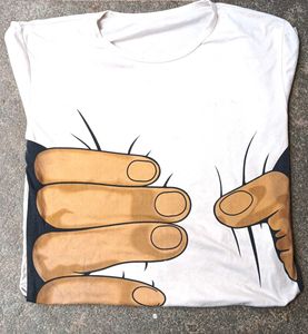 Printed White T-Shirt
