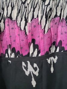 Patterned Midi Dress