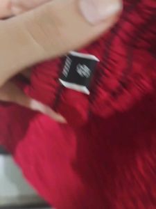 Red Ruffled Cami Top