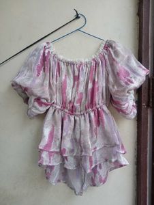 Tiered Ruffle Blouse