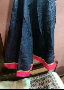 Elegant Navy Blue Lehenga Choli