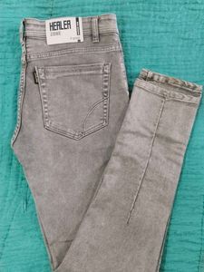 Gray Denim Jeans