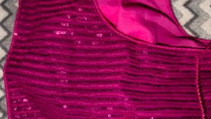 Pink Sequence Blouse