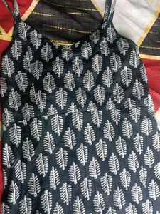 Short Kurti | Black Kurta Single Strap New