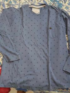 Blue Patterned T-Shirt