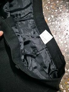 Wide Leg Black Trousers