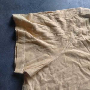 Casual Tan Polo Shirt