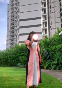 Color Block Maxi Dress
