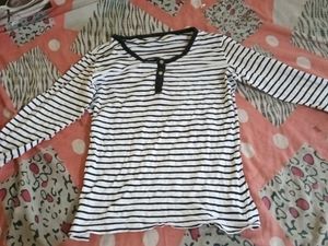 White Full Sleeve Regular Wear Top – Stylish