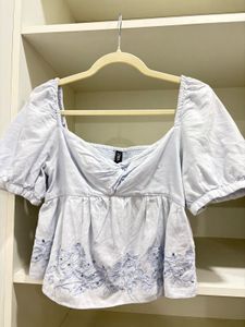 Zara Embroidery Top