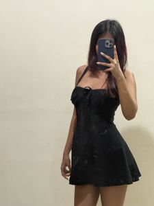 Black Corset Mini Dress