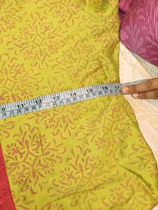 Westside Green &amp; Pink Printed Kurta