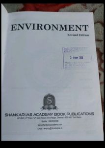 Shankar IAS Environment  UPSC