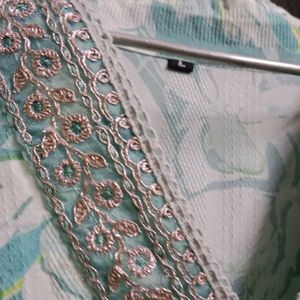 Floral Print Anarkali Kurta