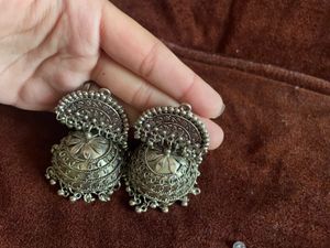 Silver Jhumka Earrings combo