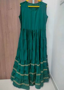 Green Ethnic Gown💚
