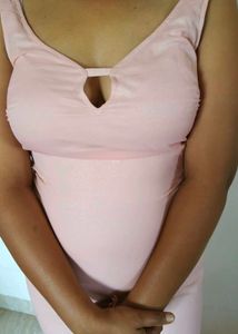 Peach Fish Cut Gown