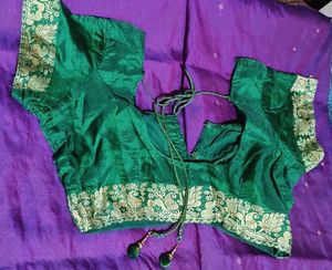 Purple Embroidered Saree💜/Free Blouse