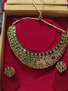Antique Green Necklace Set