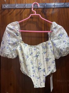 Floral Corset Top