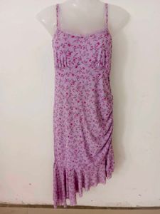 BEAUTIFUL RUCHED MESH DRESS