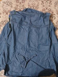 Denim Sleeveless Top size m