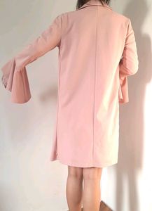 SHEIN Combo Pink Dress &amp; Shrug
