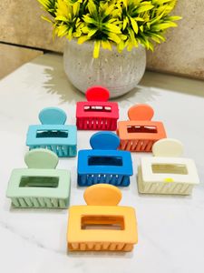 Mini Matte Claw Clip Set