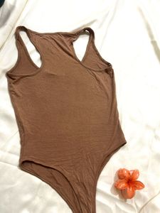 Brown Bodysuit - Pretty Little Thing