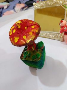 Handmade Mushroom Figurine
