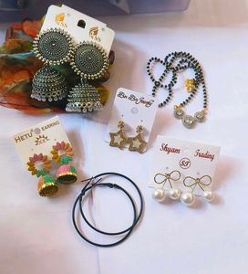 Assorted Jewelry Set Jhumki Nd Korean Studs