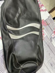 Honda Activa Scooty Seat Cover - Black Leather