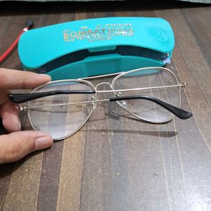 Classic Aviator Prescription Eyeglasses – Silver M