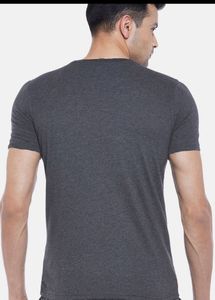 Ajile by Pantaloons Men Charcoal GreyTypographyPr