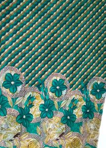Green Floral Saree