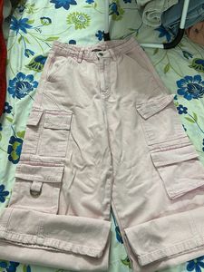 Pink Cargo Pants