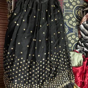 Black Golden Lengha