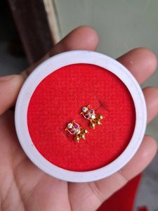 Gold Stud Earrings