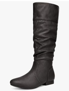 Black Knee-High Boots