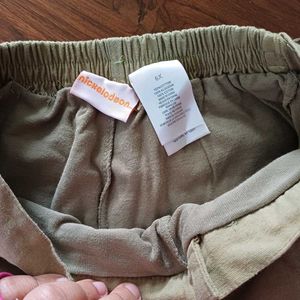 Kids Floral Skorts with Ruffle Hem n Embroidery