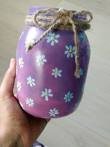 handpainted Plastic Pot