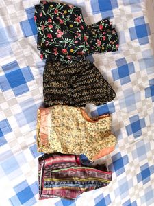 4 Pc Beautiful Multicolourr Blouse