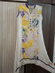 Floral Print Kurta