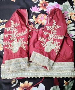 🍒Red Bridal Embroidered Lehenga Choli🍒