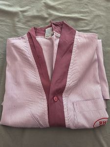 Pink Striped Button-Up Shirt women/men
