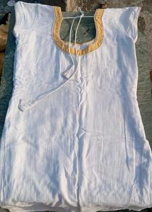 Elegant White Ethnic Kurta set