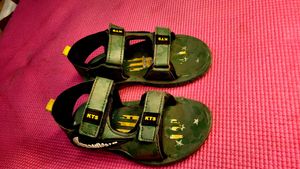 Kids Green Blue Cambo Sandal and Crocs