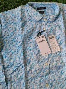 Zara Man Co Floral Print Shirt