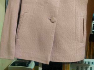 Pink Wool Blend Jacket