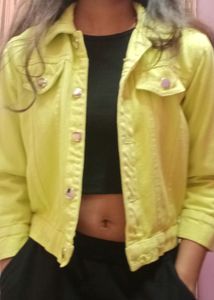 Neon  Denim Jacket